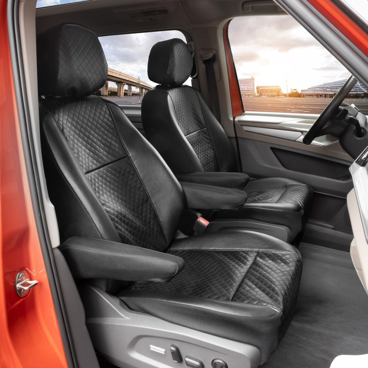 Pokrowce do Volkswagen Multivan T7 od 2022 - 2 miejsca 1+1 | Seria PIK
