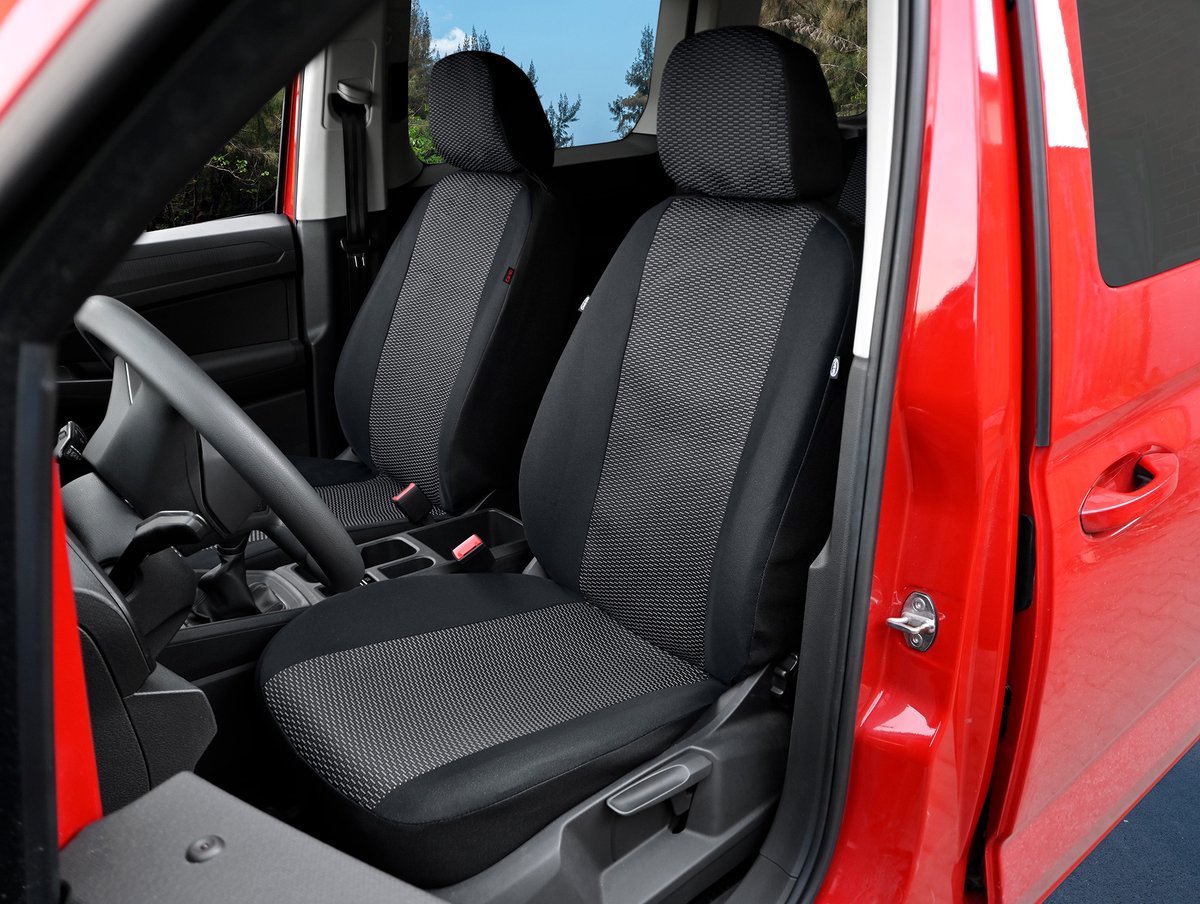 Pokrowce do Volkswagen Caddy V 2021 - 2 miejsca | Seria HERO