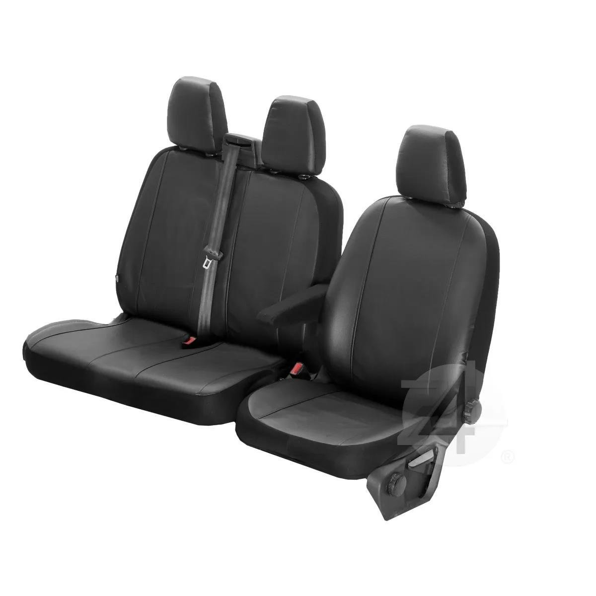 Pokrowce do Nissan Primastar od 2021 - 3 miejsca CAŁE OPARCIE BEZ STOLIKA, CAŁE SIEDZENIE | Seria VIP