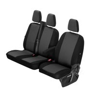 Pokrowce  do Mercedes Sprinter II W906 od 2006 do 2018 - 3 miejsca CAŁE OPARCIE ZE STOLIKIEM, CAŁE SIEDZISKO | Seria HERO
