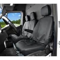 Pokrowce do Mercedes Sprinter III W907, W910 od 2018 / 2024 - 3 miejsca CAŁE OPARCIE BEZ STOLIKA, CAŁE SIEDZENIE | Seria MAISTER