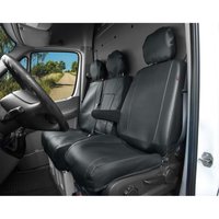 Pokrowce do Mercedes Sprinter II W906 od 2006-2018 - 3 miejsca CAŁE OPARCIE ZE STOLIKIEM, CAŁE SIEDZISKO | Seria VIP