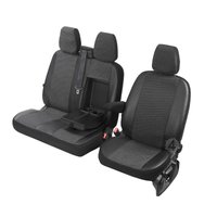 Pokrowce do Mercedes Sprinter II W906 od 2006-2018 - 3 miejsca CAŁE OPARCIE ZE STOLIKIEM, CAŁE SIEDZISKO | Seria VIVA