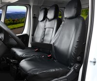 Pokrowce do Peugeot Boxer II od 2006 / od 2014 / od 2022 - 3 miejsca CAŁE OPARCIE ZE STOLIKIEM, CAŁE SIEDZISKO | Seria VIP
