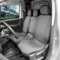 Pokrowce do Citroen Berlingo III Furgon od 2019 do 2023 - 3 miejsca OPARCIE DZIELONE WRAZ Z SIEDZENIEM | Seria LUX