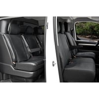 Pokrowce do Citroen Jumpy III / SpaceTourer od 2016 / od 2024 - 6 miejsc 2 RZĘDY, CAŁE OPARCIE BEZ STOLIKA, CAŁE SIEDZISKO | Seria VIP