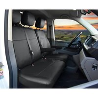 Pokrowce do Volkswagen T5 od 2003 do 2015 - 3 miejsca CAŁE OPARCIE ZE STOLIKIEM, CAŁE SIEDZISKO | Seria VIP