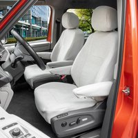 Pokrowce do Volkswagen Multivan T7 od 2022 - 2 miejsca 1+1 | Seria LEN BEIGE
