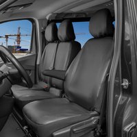 Pokrowce do Renault Trafic FACELIFT od 2021 - 3 miejsca CAŁE OPARCIE BEZ STOLIKA, CAŁE SIEDZENIE | Seria MAISTER